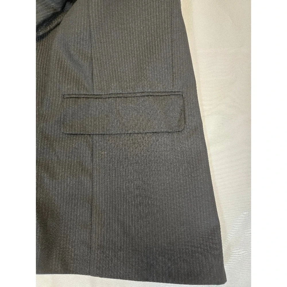 Michael Kors‎ Blazer Sport Coat Two Button Textured Black Size 44S